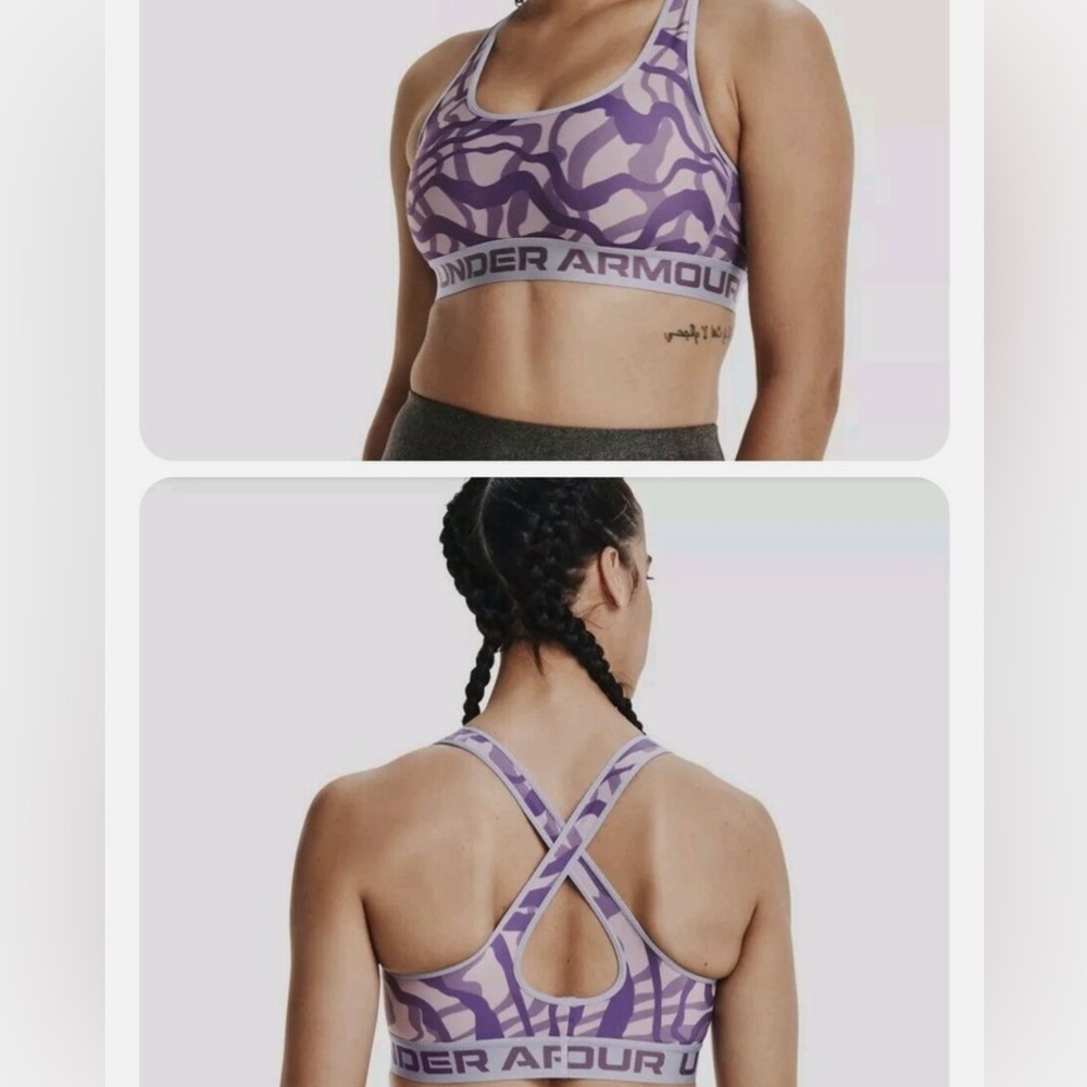 Under Armour sports bra purple